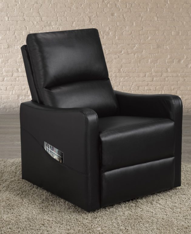 RECLINER LIFT CHAIR, BLACK - Image 2