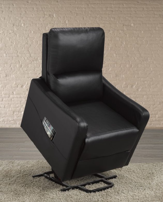 RECLINER LIFT CHAIR, BLACK - Image 3