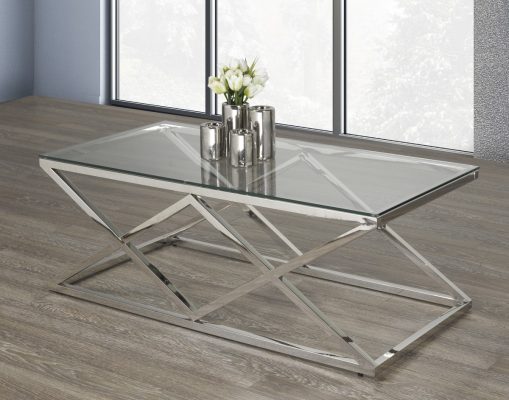 Alternative view of COFFEE TABLE - SILVER