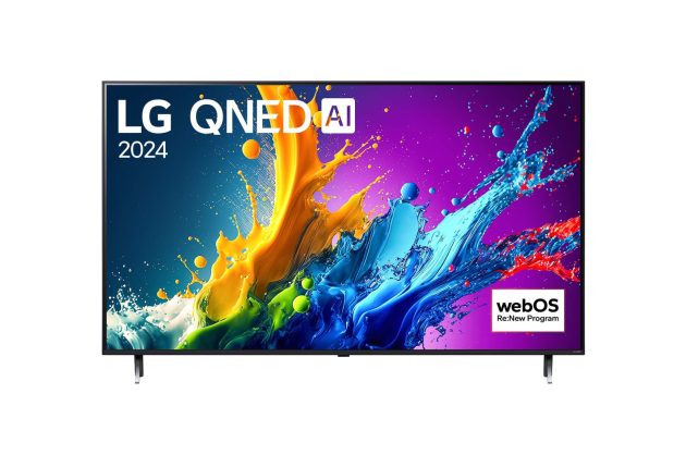 55 Inch LG QNED AI QNED80 4K Smart TV