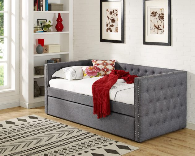 Rocco Day Bed Grey