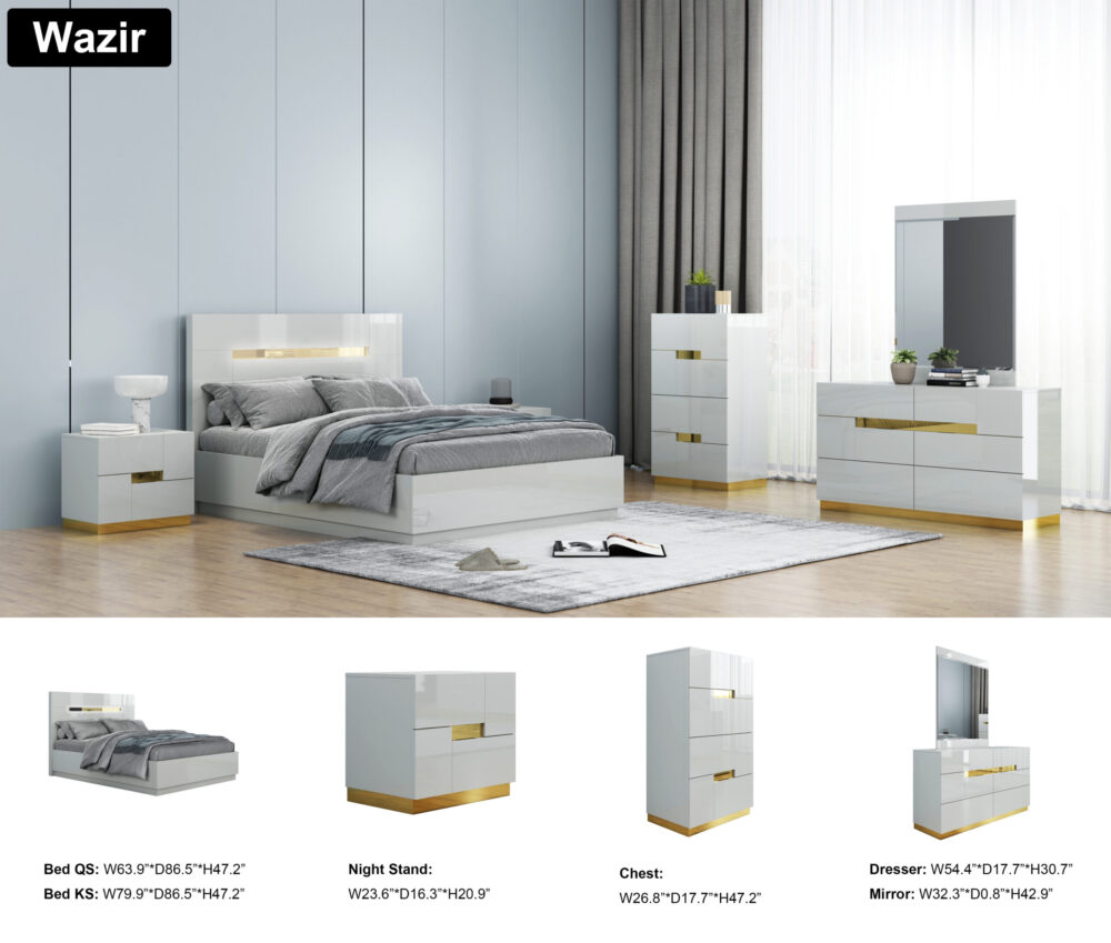 Wazir Bedroom Set