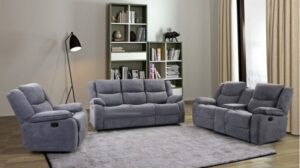 MONOCO - gry manual Recliner Sofa