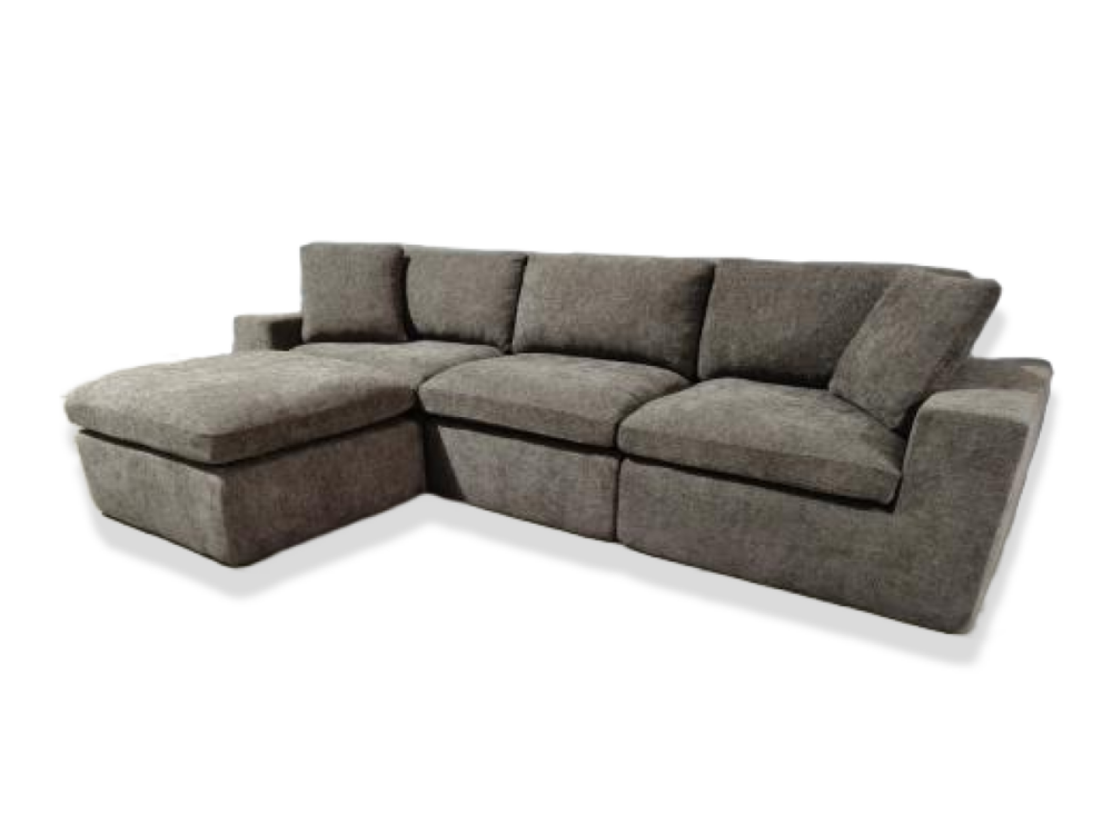 SECTIONAL - BROWN