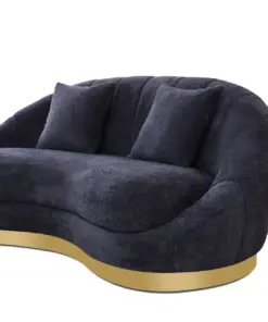 2122 Black 3 Pcs Sofa Set