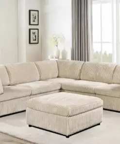 6536 – SECTIONAL SOFA- BEIGE