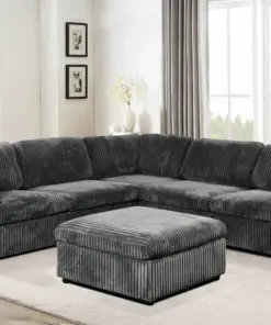 6536 – SECTIONAL SOFA- GREY