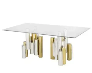 Alternative view of Glass Dining Table Set