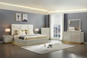 BEDROOM SET (BEIGE)