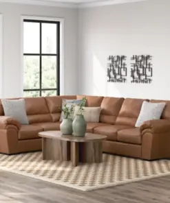 Alternative view of WillowBend 3 Piece Sectional Caramel