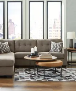Alternative view of Mahoney 2-Piece Sectional Chocolate