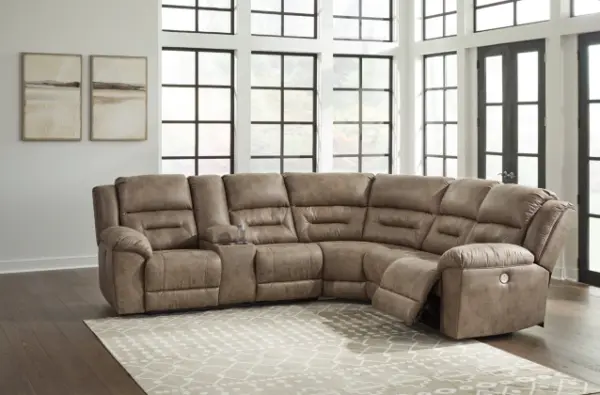Alternative view of Ravenel 3-Piece Power Reclining Sectional