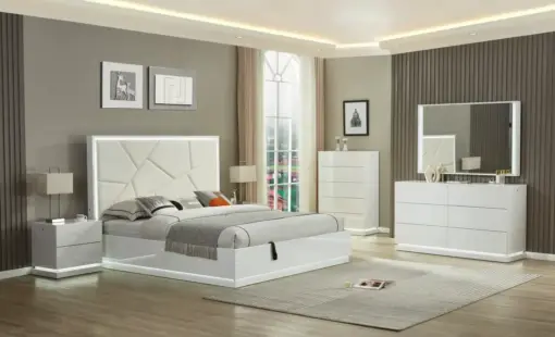 BEDROOM SET – WHITE