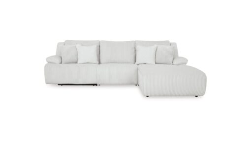 Top Tier 3-Piece Sectional Sofa Chaise Alloy