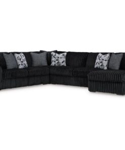 Midnight-Madness 4-Piece Sectional Onyx