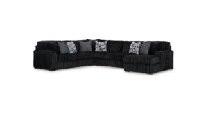 Midnight-Madness 4-Piece Sectional Onyx