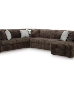 Midnight-Madness 4-Piece Sectional Chocolate
