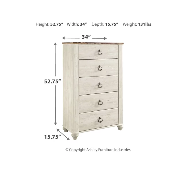 Willowton King Panel Bed - Image 10