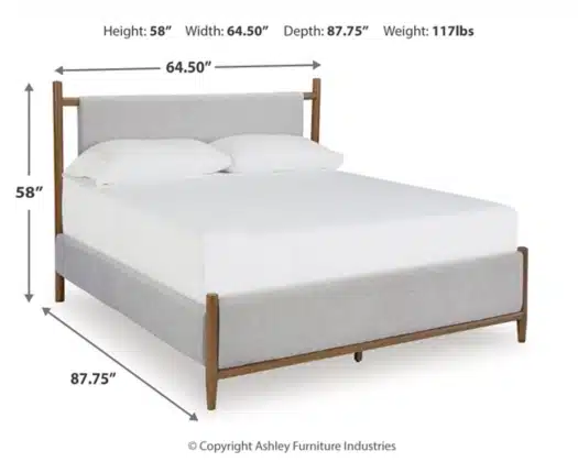 Lyncott Queen Upholstered Bedroom Set - Image 4
