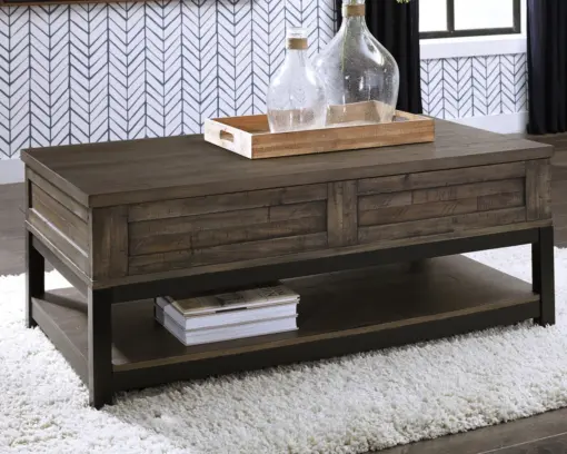 Alternative view of Johurst Coffee Table with Lift Top