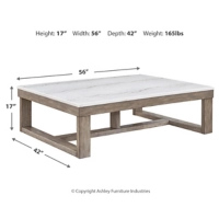 Loyaska Rectangular Cocktail Table - Image 7