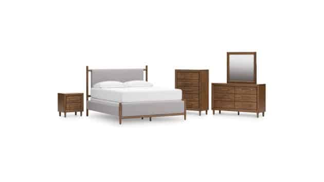 Lyncott Queen Upholstered Bedroom Set