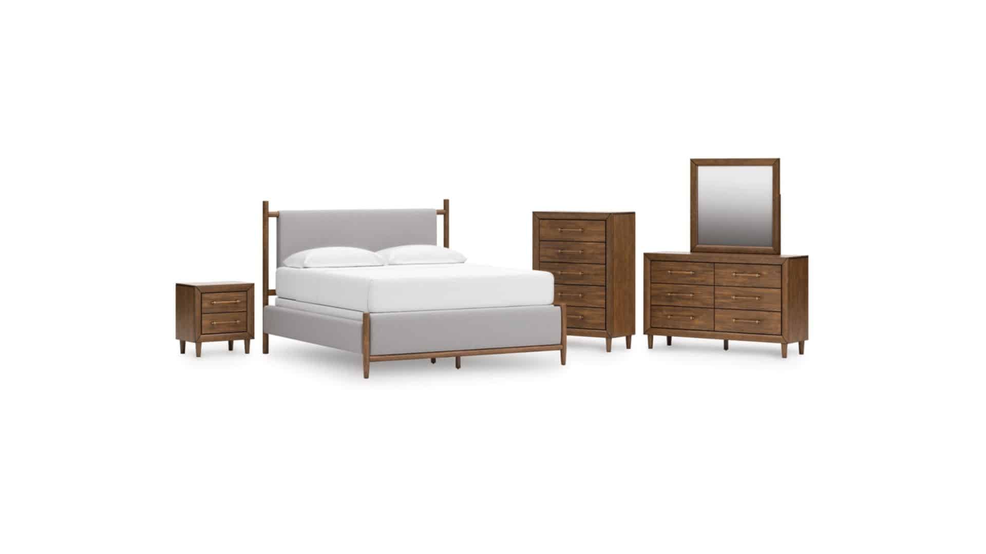 Lyncott Queen Upholstered Bedroom Set