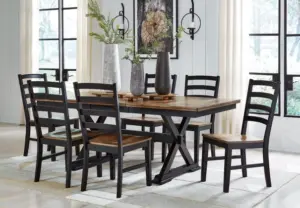 Alternative view of Wildenauer Dining Table and 6 Chairs