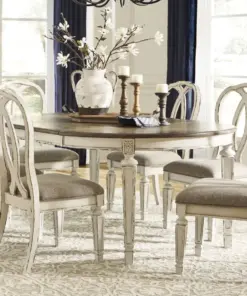 Alternative view of Realyn Dining Table and 6 Chairs