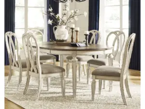 Alternative view of Realyn Dining Table and 6 Chairs