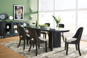Alternative view of Rowanbeck Dining Table and 6 Chairs