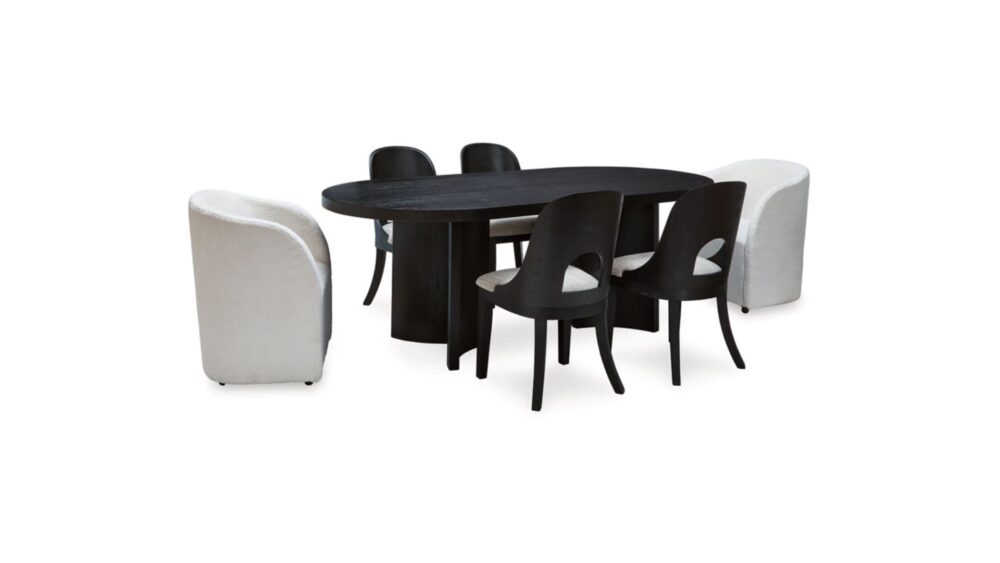 Alternative view of Rowanbeck Dining Table and 6 Chairs