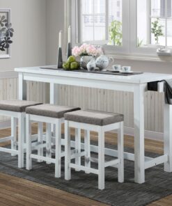 Alternative view of Connected 4pc Dining Set