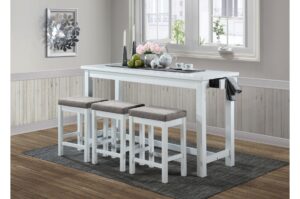 Alternative view of Connected 4pc Dining Set