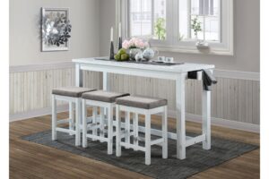 Alternative view of Connected 4pc Dining Set