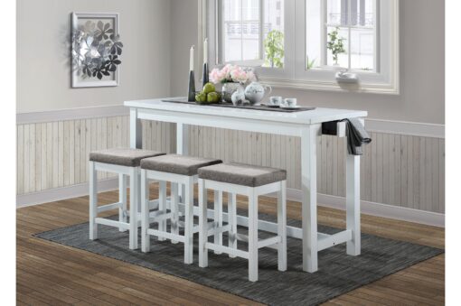 Alternative view of Connected 4pc Dining Set