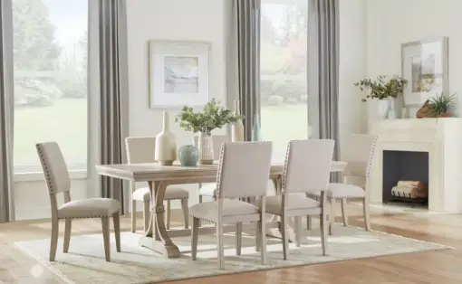 Contemporary 7 Pc Dining Set