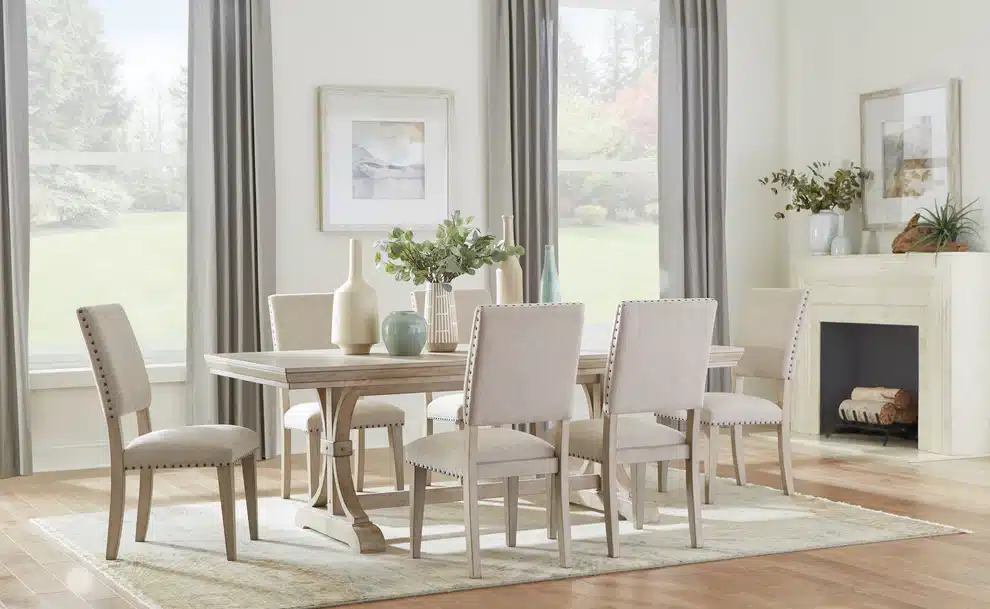 Contemporary 6 Pc Dining Set