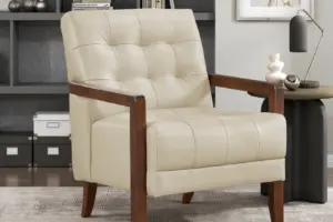 Alternative view of Contemporary Leather Accent Chair
