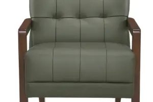 Alternative view of Contemporary Leather Accent Chair