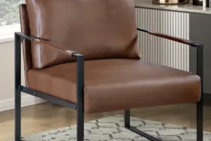 Alternative view of Contemporary Faux Leather Accent Chair