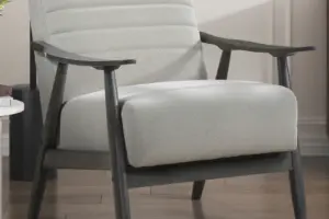 Alternative view of Contemporary Fabric Wooden Accent Chair