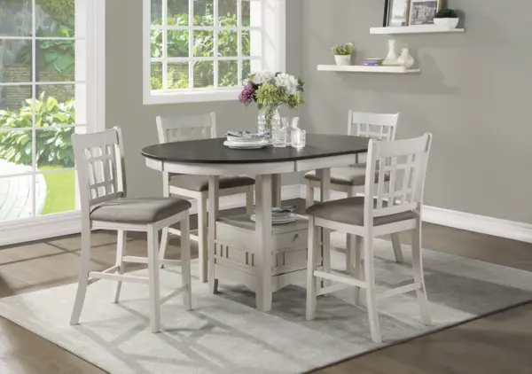 2423W 5pc Counter Height Dining Set