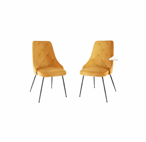 Modern Velvet Dining Chair Set of 2