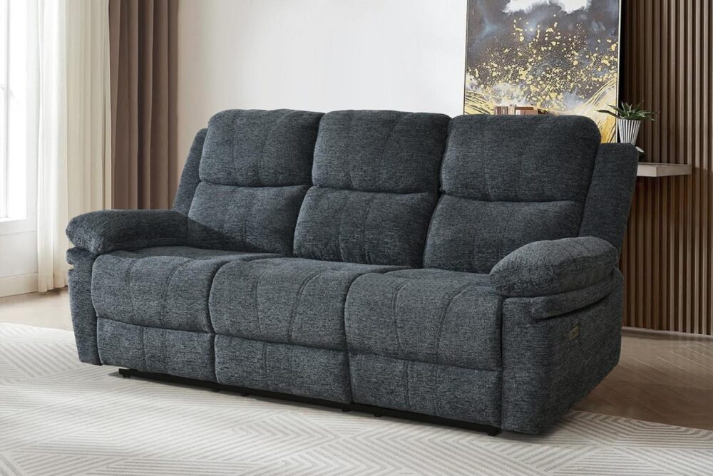 Alternative view of Power Recliner Sofa Charcoal