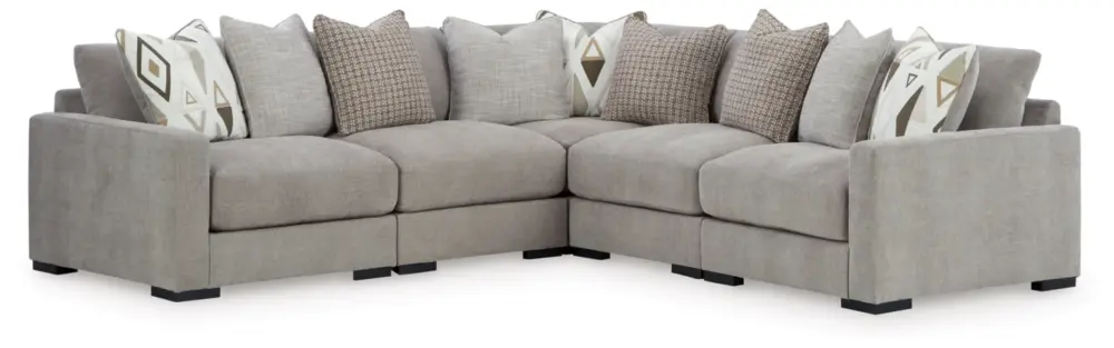 Alternative view of Aslan Court 5-Piece Sectional
