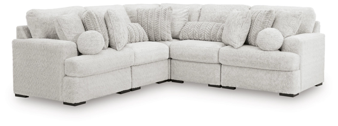 Cuddle Plush 5-Piece Sectional - Image 2