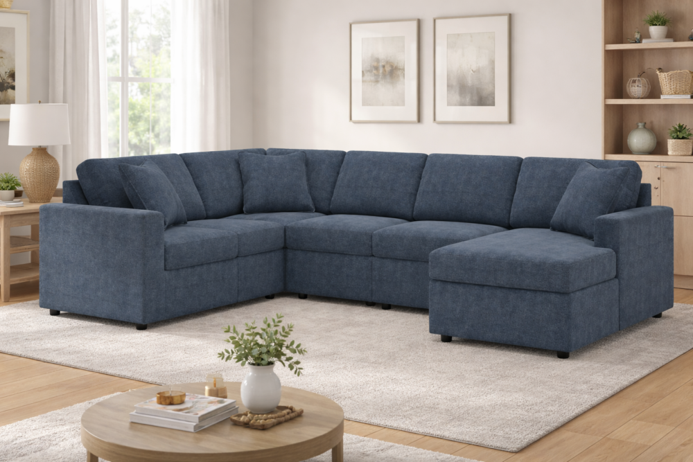 Modmax 6-Piece Sectional with Chaise