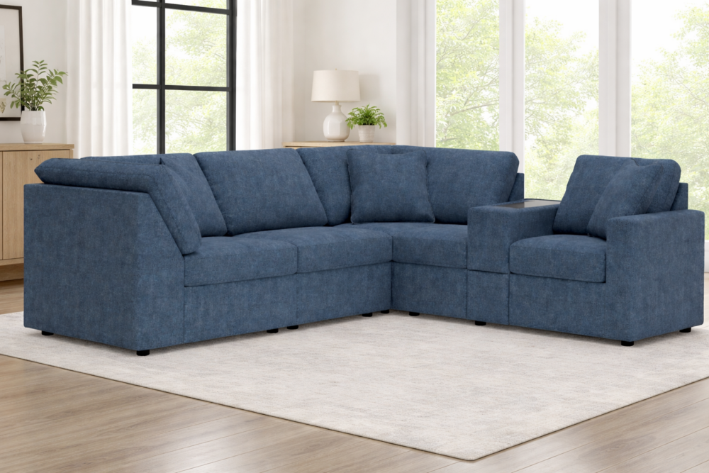 Modmax 7-Piece Sectional with Storage Console