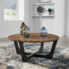 Hanneforth Round Cocktail Table - Furniture Trends